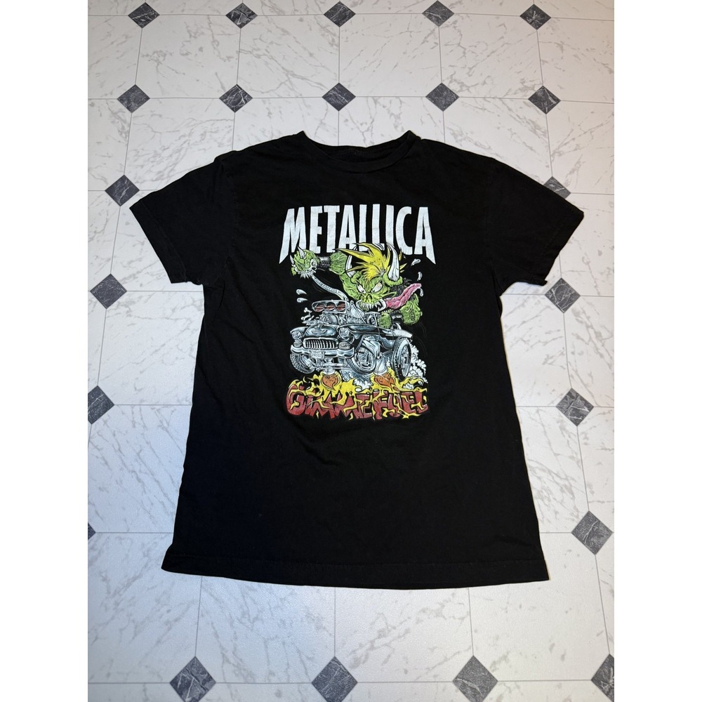 Metallica "Skate Fuel" Graphic‎ T-Shirt Black Men's Medium